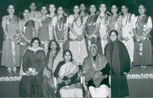 ... with La Troupe and the producer Kamalini Dutt at CPC, New Delhi